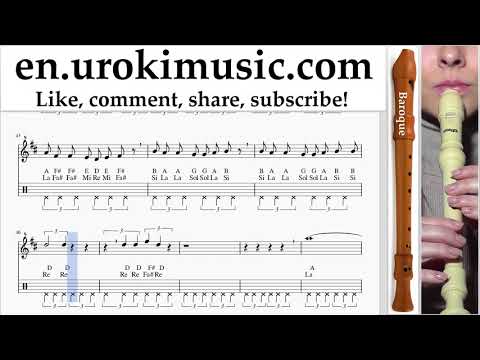 Recorder lessons (B.) Imagine Dragons - Next To Me Sheet Music Tutorial um-ih352