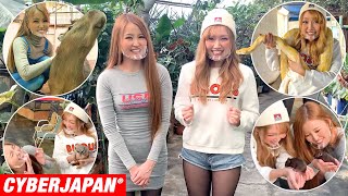 カピバラやヘビに囲まれ渡辺姉妹が大興奮！？放送事故を起こすヘビ
