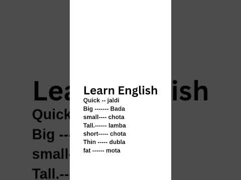 Basic English for kids