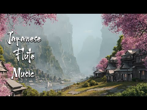 Beautiful Japanese Flute Music and Ambient Sound - Relaxing Music for Sleep, Healing, Stress Relief