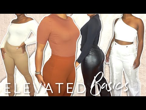 BADDIE ON A BUDGET! HUGE SHEIN ELEVATED BASICS HAUL! (COUPON CODE INCLUDED)