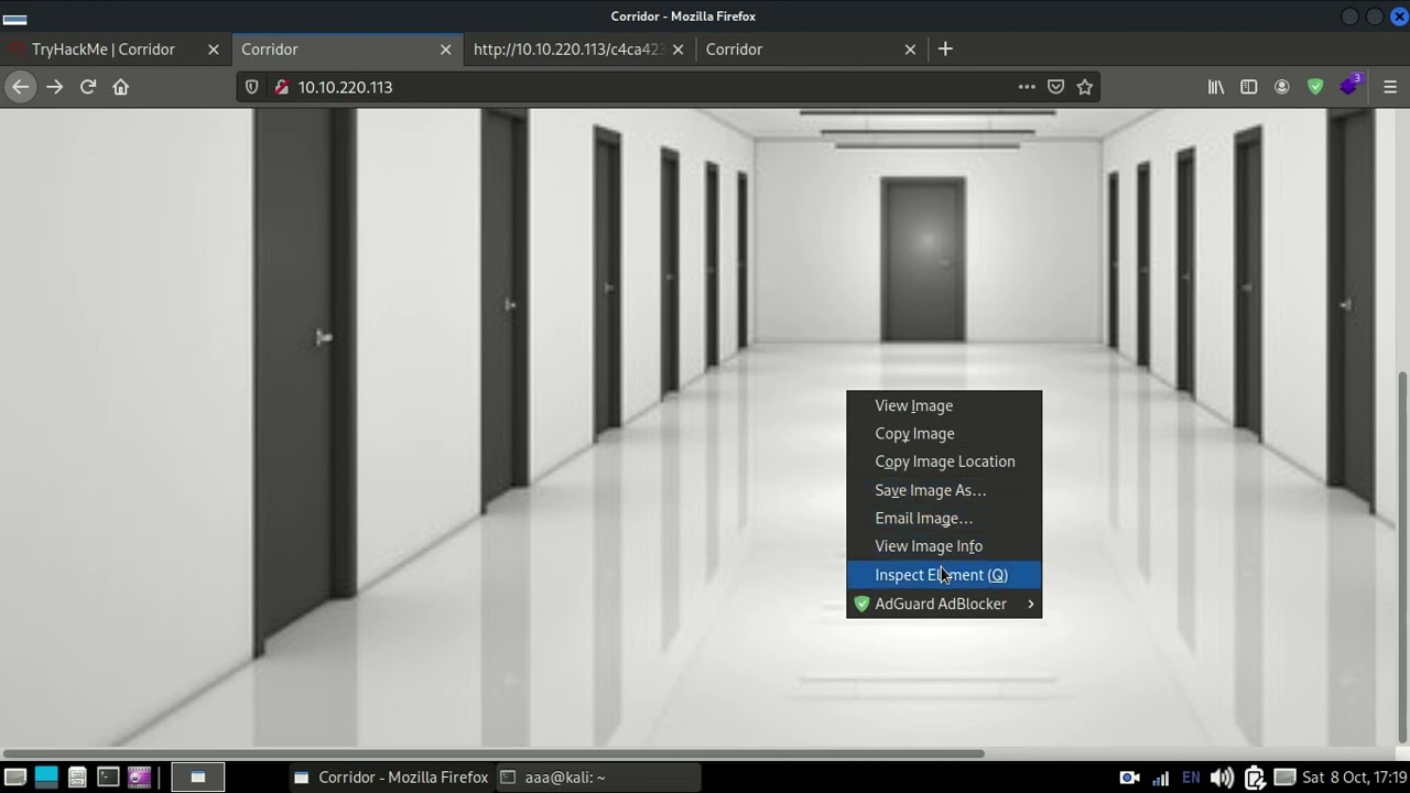 Corridor Tryhackme Writeup | CyberWorldsec