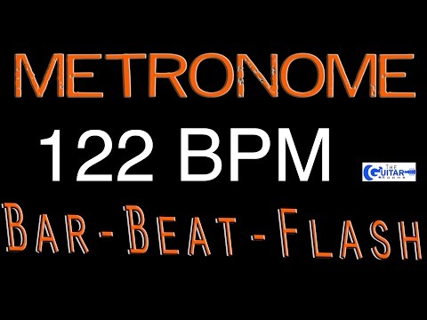 122 BPM FREE Metronome Best Free Online Metronome  Beats Per Minute Counter Flash Drummers Metronome