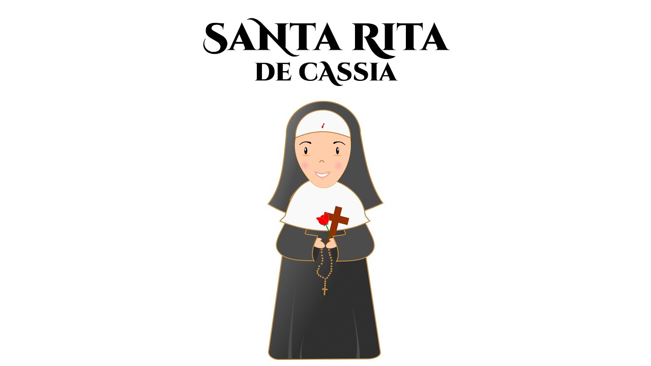 SANTA RITA DE CÁSSIA | DESENHOS BÍBLICOS | CATEQUESE