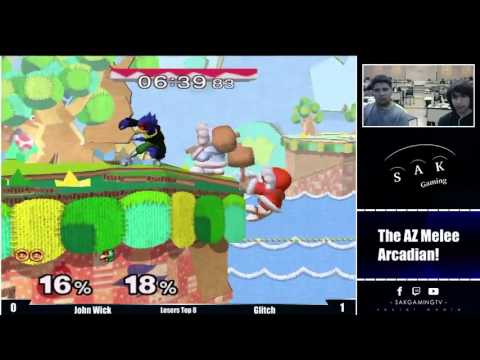 AZMA2 Losers Top 8 - Glitch (Ice Climbers) vs John Wick (Marth)