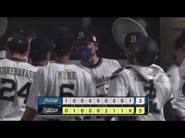 【9回表】バファローズ・澤田 ピンチ抑えて、チーム24年ぶりとなる怒涛の10連勝!! 2021/6/22 B-F
