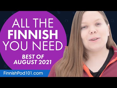 Your Monthly Dose of Finnish - Best of August 2021