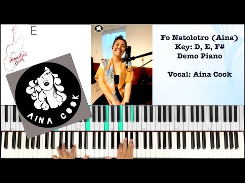 Fo Natolotro (Aina Cook) - Piano Lesson (Demo) 1/2