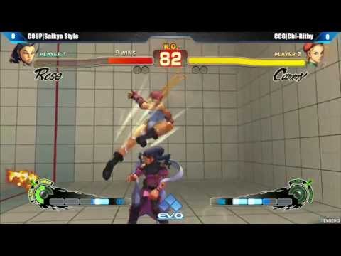 [EVO 2013 SSFIV AE] COUP Saikyo Style (Rose) vs CCG Chi Rithy (Cammy)