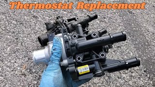 2015 Chevy Cruise Thermostat Housing Replacement!