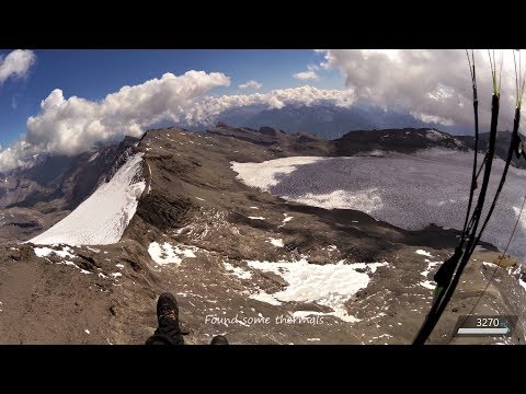 Hike & Fly: Gleitschirmfliegen vom Wildstrubel (3244m)