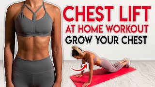 INTENSE CHEST LIFT UP Workout At Home 🔥 8 minutes