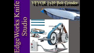 Making a knife using #vevor | Vevor 1x30 Belt Grinder
