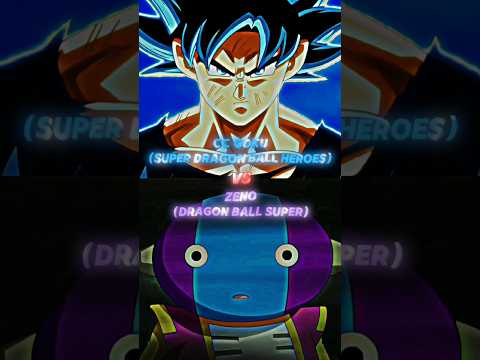 CC Goku (SDBH) Vs. Zeno (DBS) | Battle | #dragonballsuper #dbs #superdragonballheroes #vsedit