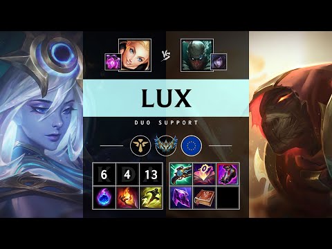 Lux Support vs Pyke - EUW Challenger Patch 25.13