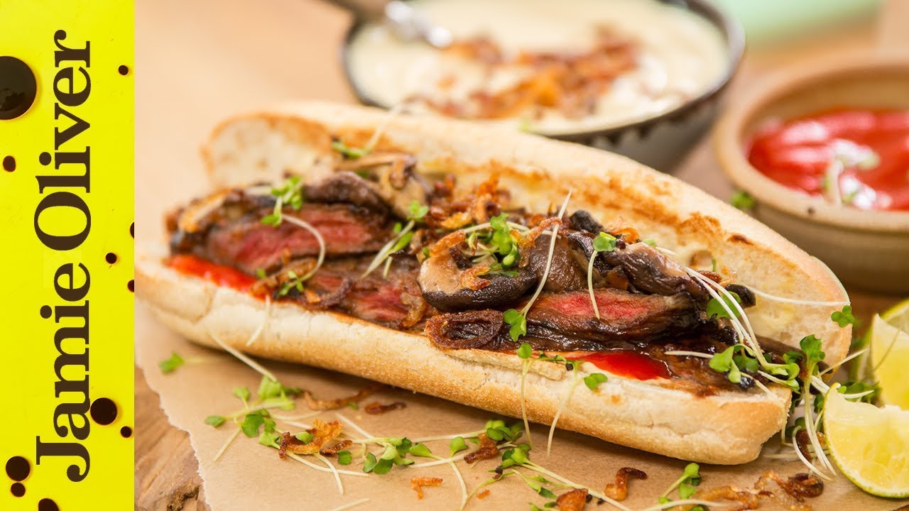 Japanese steak sandwich: Food Busker & Brothers Green Eats