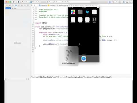 Swift 3 Lecture 5 Part 1: CoreGraphics, Xib and UIView