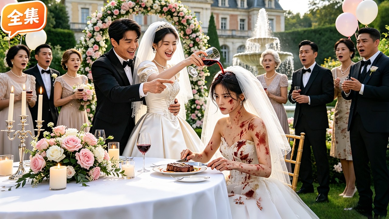 丈夫勾結情婦讓鄉下妻在婚禮上成為全場笑柄！徹底心寒的她不再隱瞞財團千金身份！下一秒三位首富哥哥霸氣現身護妹，渣夫跪求原諒已太遲！#總裁 #甜寵 #熱門短劇 #drama #chinesedrama