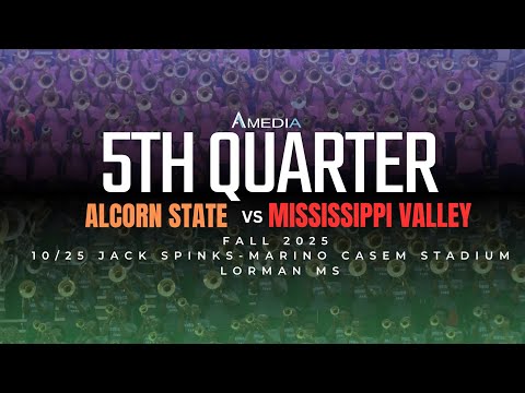 Alcorn State vs Mississippi Valley 5th Quarter | Fall 2025 | 4K 2160p 🔥🎥🎬‼️
