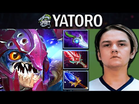 Slark Dota 2 Gameplay Spirit.Yatoro with Aghanims - Diffusal - TI12