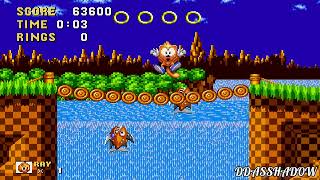 Ray in Sonic 1 - Game Over + Continue