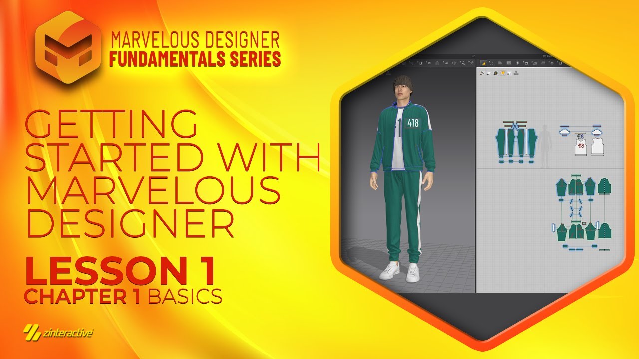 Getting Started with Marvelous Designer | Lesson 1 | Chapter 1 | Marvelous Designer Fundamentals 