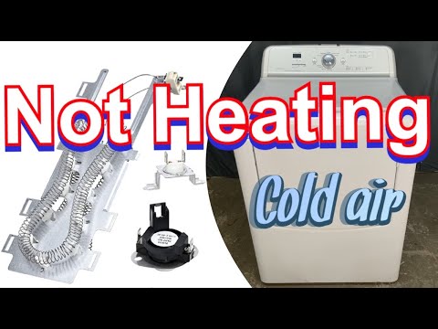 Dryer Not Heating the Most Common Fix & How to replace the heating element 854477 Maytag Bravos 300