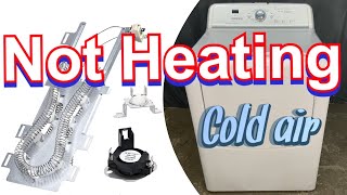Dryer Not Heating the Most Common Fix & How to replace the heating element 854477 Maytag Bravos 300