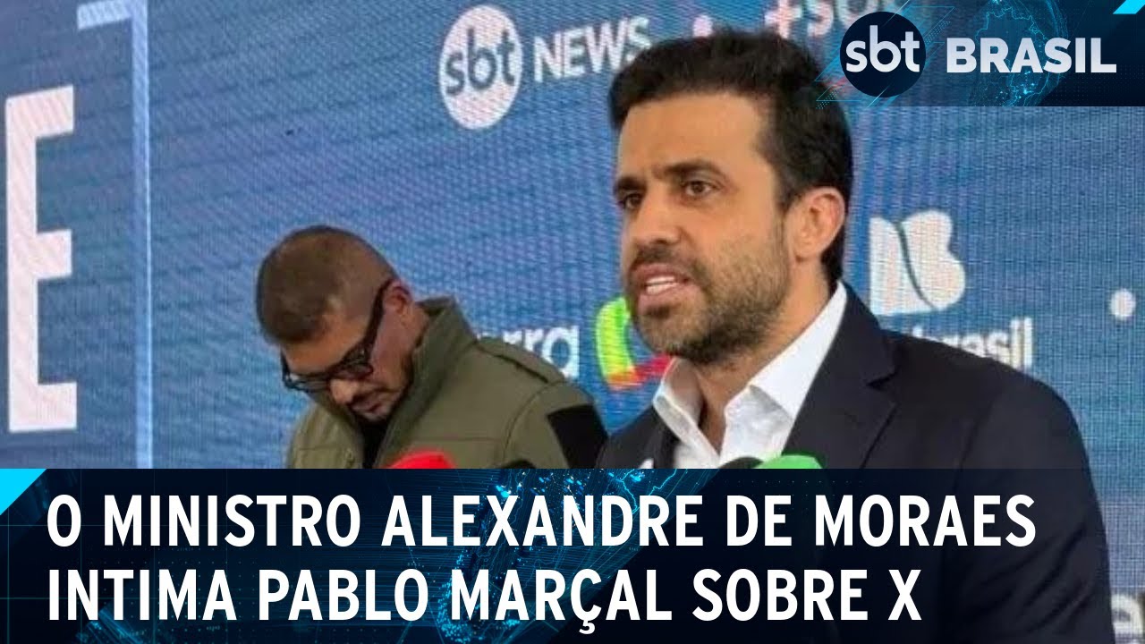 Moraes intima Marçal a depor sobre uso do X | SBT Brasil (05/10/24)