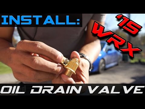 INSTALL: Fumoto Oil Drain Valve [2015 WRX]