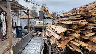 powerful professional wood chipper