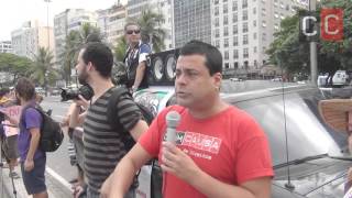 Fora Feliciano em Copacabana