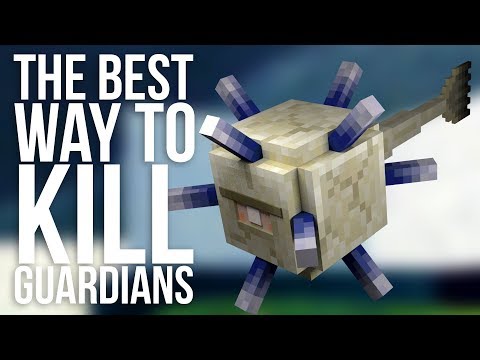 OMGcraft - Minecraft Tips & Tutorials! - The Best Way to Kill Guardians in Minecraft