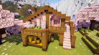 Minecraft: How To Build a Cherry House | Tutorial
