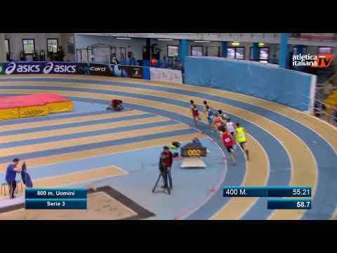 800 metri Uomini   Serie 3   Campionati Italiani Assoluti Indoor