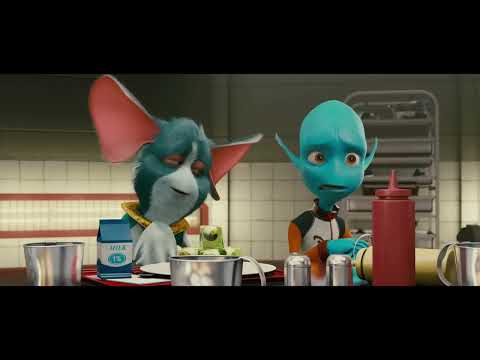 Escape from Planet Earth 2013 official trailer still with Scorch Supernova sprinting through 7-Eleven