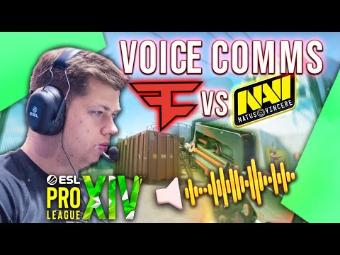OUR MOST TENSE MATCH OF EPL 14... FaZe vs NaVi - ESL Pro League 14 Voice Comms #5