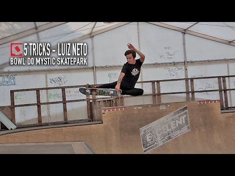 5 Tricks - Luiz Neto no Bowl do Mystic em Praga