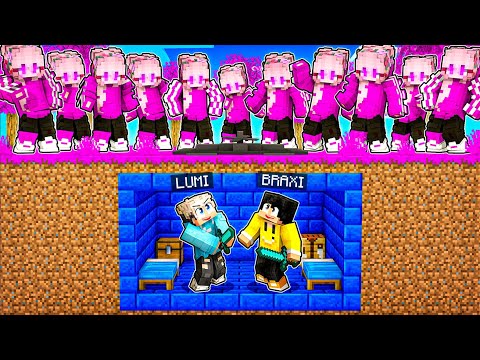 1000 GIRLS vs SAFEST BOYS BASE in Minecraft!