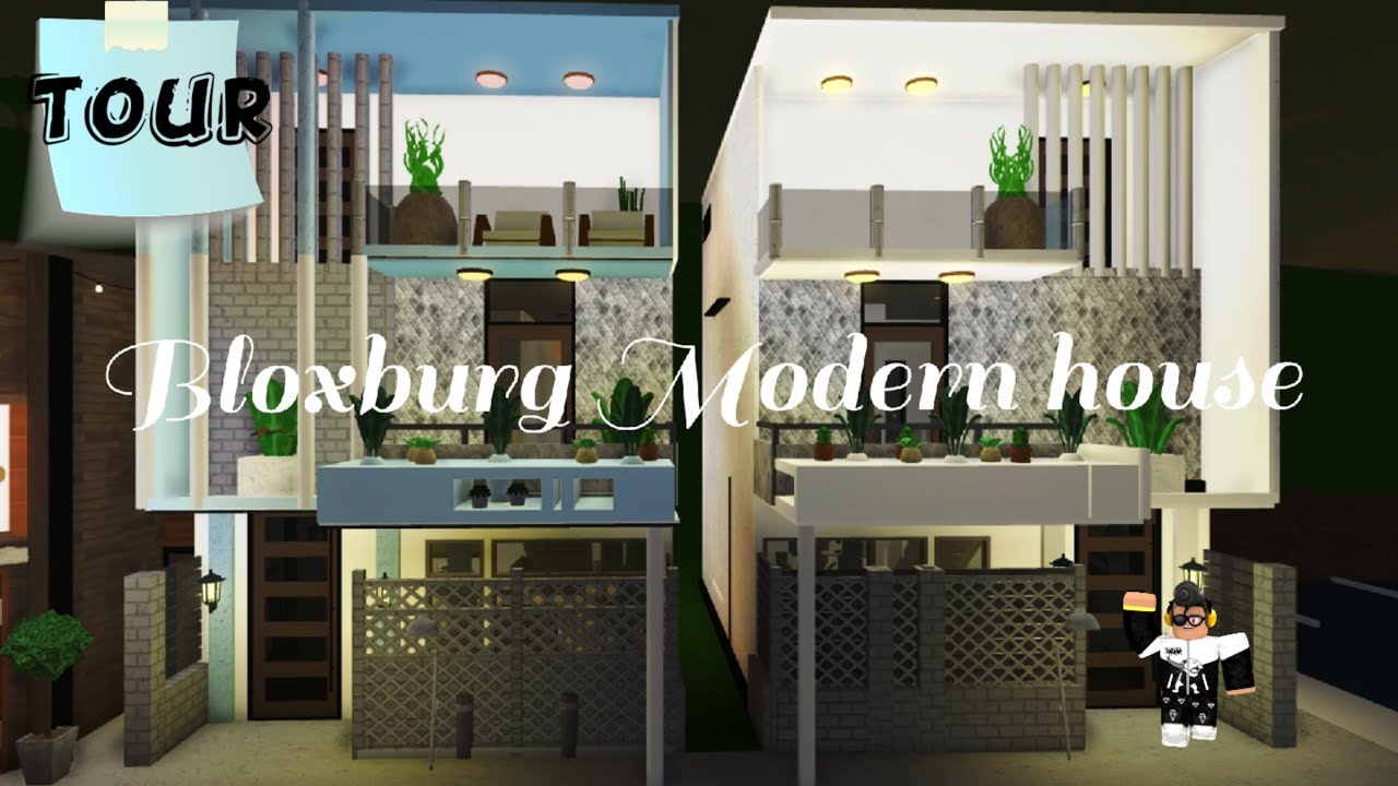 Modern Townhouse | Roblox Welcome to Bloxburg | TOUR