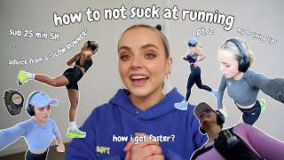 how i got better at running | *slow runner* 🏃🏼‍♀️ training tips  | sub 25 min 5 km | conagh kathleen