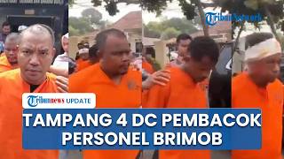 Tampang 4 Debt Collector Tersangka Pembacokan Personel Brimob Polda Banten, Terancam 7 Tahun Penjara