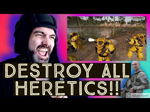 Army Combat Vet Reacts to Space Marine Stupidity | Warhammer 40K Arma 3 Operation
