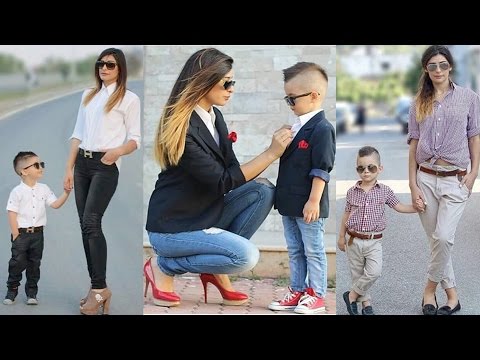 Mom & Son - matching fashion dresses!