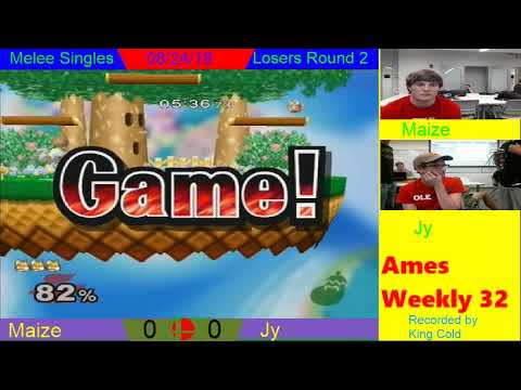 Ames Weekly 32 - Melee Singles - Losers Round 2 - Maize vs Jy