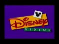 Opening To Dumbo UK VHS 1996