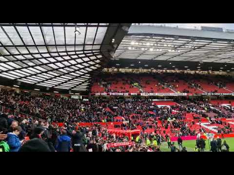 Stretford End Signing For Marcus Rashford Long After Full Time🙌