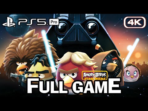 Angry Birds Star Wars PS5 PRO - FULL GAME Walkthrough [All 3 Stars] (4K60)