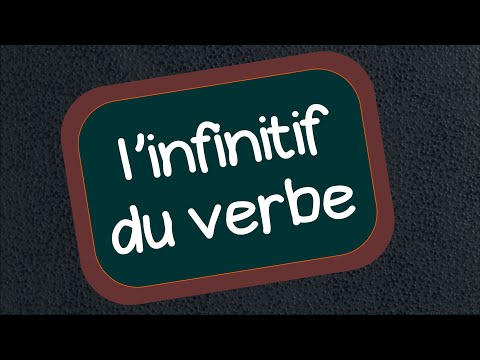 L'infinitif du verbe