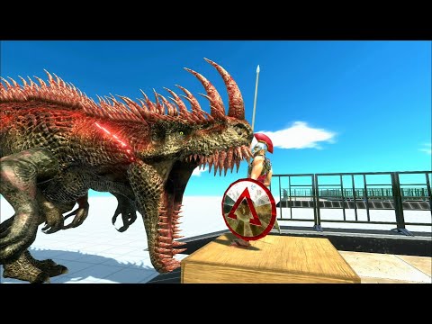NEW UPDATED T-REX vs EVERY UNIT - Animal Revolt Battle Simulator